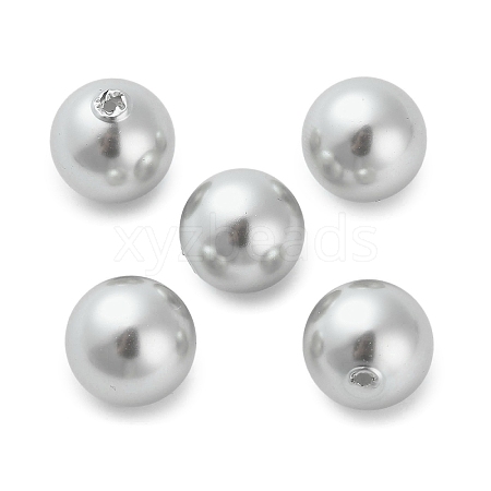 Baking Painted Pearlized Glass Pearl Round Beads HY-Q001-02B-04-1