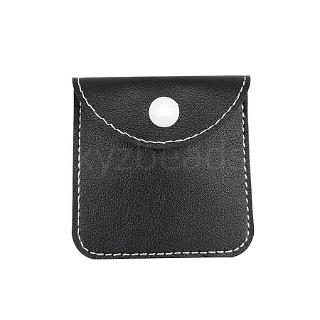 Square PU Leather Jewelry Pouches WG61140-01-1