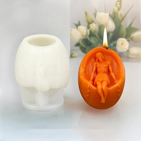 Easter Theme Saint DIY Silicone Candle Molds SIL-F014-03B-1