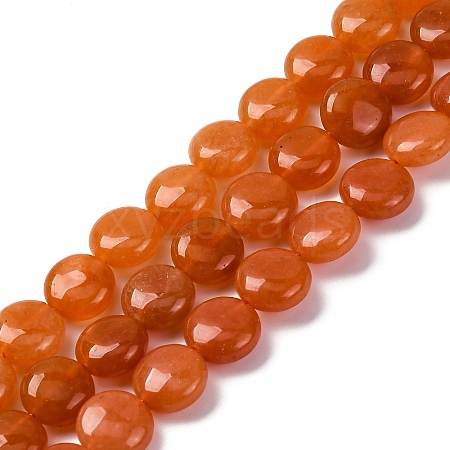 Natural Red Aventurine Beads Strands G-C171-C01-01-1