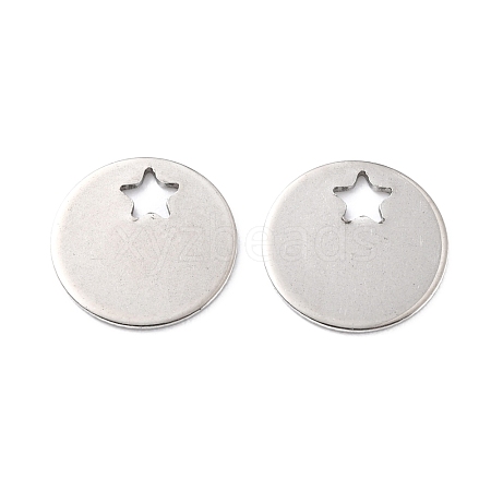 Non-Tarnish 201 Stainless Steel Charms STAS-K217-31-1