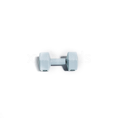 Dumbbell Shaped Alloy Miniature Ornaments PW-WGB591C-04-1