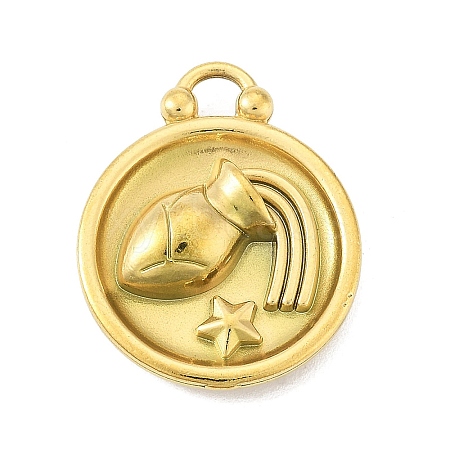 Real 18K Gold Plated Tone 304 Stainless Steel Pendants STAS-K291-01G-11-1