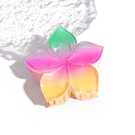 Flower Plastic Claw Hair Clips PW-WGFD84E-04-1