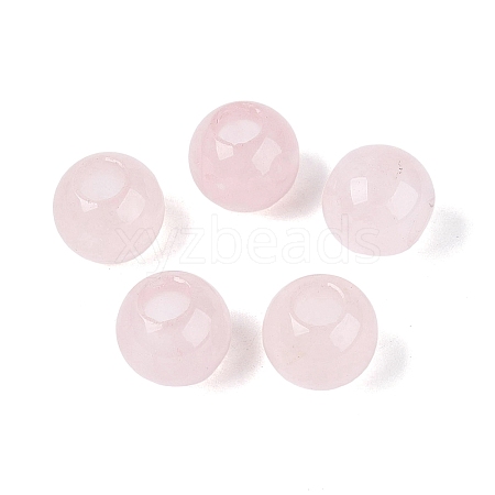 Natural Rose Quartz European Beads G-Q602-09A-07-1