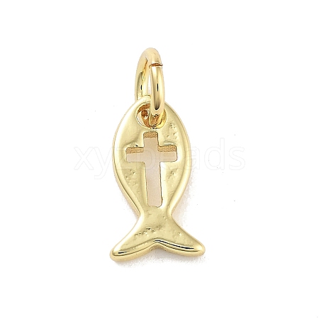 Rack Plating Brass Pendants KK-M293-03G-1