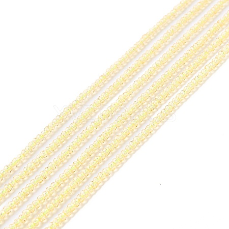 Transparent Glass Beads Strands GLAA-C019-01A-10-1