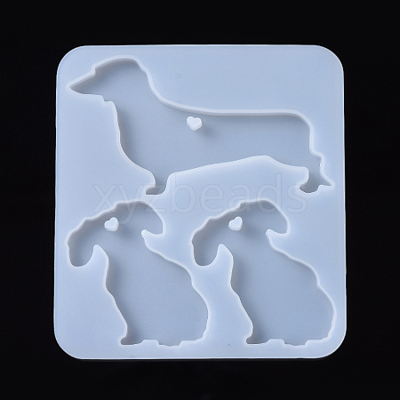 Dog Pendant Silicone Molds DIY-I026-12-1