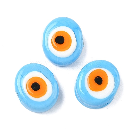 Handmade Evil Eye Lampwork Beads LAMP-G168-02I-1