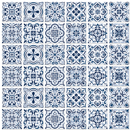 Waterproof PVC Tile Stickers DIY-WH0454-005-1