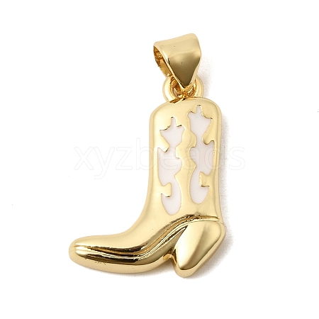 Brass Enamel Pendants KK-H267-117G-02-1