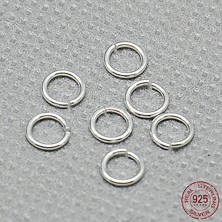 925 Sterling Silver Open Jump Rings STER-A005-28-1