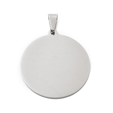 304 Stainless Steel Pendants STAS-F313-15P-1