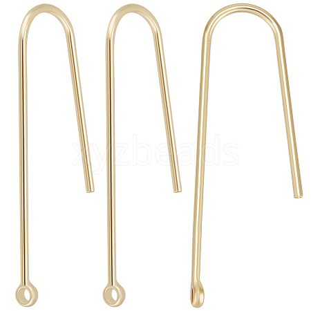 Beebeecraft 16Pcs Brass Hooks KK-BBC0008-10-1