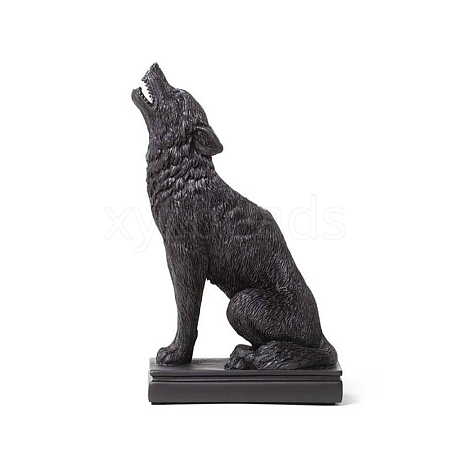 Resin Candle Holder WOLF-PW0001-78-1
