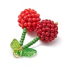 Glass Seed Beads Pendants PALLOY-MZ00406-4