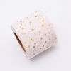 Flower Glitter Sequin Netting Fabric ORIB-WH0005-01A-1