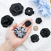 10Pcs 7 Styles Denim Flower for Clothes Garment Accessories Decorative DIY-HS0001-82C-3