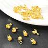 Brass Bead Tips X-KK-N0002-04G-3