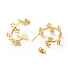 Star Wrap Stud Earrings EJEW-G293-01G-2