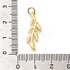 Brass Micro Pave Clear Cubic Zirconia Pendants KK-L225-017G-3