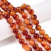 Dyed Natural White Jade Beads Strands G-T138-10mm-210-24-1