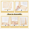 6 Layers Wood Bracelet Organizer Display Riser Stands BDIS-WH0011-10-4