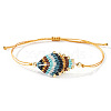 Ethnic & Bohemian Style Synthetic Fiber & Polyester Thread Braided Bracelets for Women AV8551-2-1