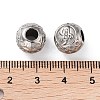 304 Stainless Steel Rhinestone European Beads STAS-A092-10T-P-3