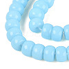 Opaque Glass Beads Strands GLAA-NH0002-B01-C09-3