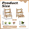 4Pcs 4 Styles Resin Potted Plants Display Ornaments AJEW-LP0002-38-2