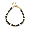 304 Stainless Steel Beaded Bracelets for Women BJEW-M056-08G-04-2