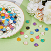 SUPERFINDINGS 96Pcs 12 Colors Alloy Enamel Charms ENAM-FH0001-60-4