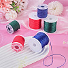 6Rolls 6 Colors Nylon Braided Cord NWIR-TA0001-46C-7