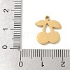 304 Stainless Steel Enamel Charms STAS-I322-84B-G-3