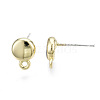 Alloy Stud Earring Findings PALLOY-T064-58LG-RS-3