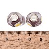 Handmade Lampwork & Brass Core European Beads LAMP-N044-04S-03-2