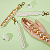 4Pcs 4 Style Cotton Linen Handmade Braided Wrist Lanyard Pendant Decorations KEYC-FH0001-35-3