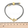Adjustable Nylon Cord Bracelets X-BJEW-C096-01G-07-5