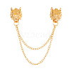 Alloy Hanging Chain Brooch for Men PW-WG44810-02-1