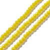 Faceted(32 Facets) Glass Beads Strands EGLA-J042-35A-01-1