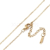 201 Stainless Steel Cable Chain Necklaces NJEW-P309-15A-G-3