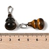 Natural Tiger Eye Pendants G-B127-03P-02-3