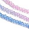 Transparent Painted Glass Beads Strands LS-DGLA-A034-T2mm-A08-4