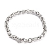 Tarnish Resistant 304 Stainless Steel Rolo Chain Bracelets BJEW-Z011-06P-1