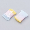 Gradient Color Candy Resin Cabochons X-CRES-N015-06E-2