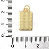 Brass Enamel Pendants KK-C110-37G-02-3