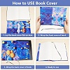 Polyester Book Covers OFST-WH0009-029-4