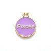 Alloy Enamel Pendants ENAM-S124-01B-01H-3