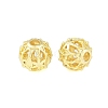 Brass Hollow Beads KK-A226-07E-G-2